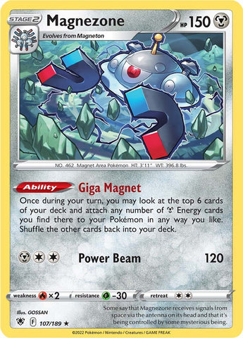 Magnezone (107/189) [Sword & Shield: Astral Radiance] - The Mythic Store | 24h Order Processing