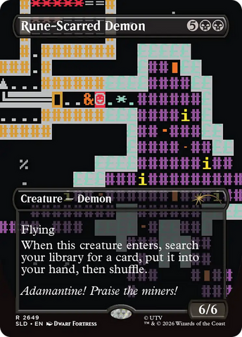 Rune-Scarred Demon [Secret Lair Drop Series] - The Mythic Store | 24h Order Processing