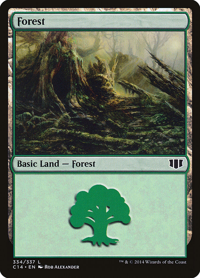 Forest (334) [Commander 2014] - The Mythic Store | 24h Order Processing
