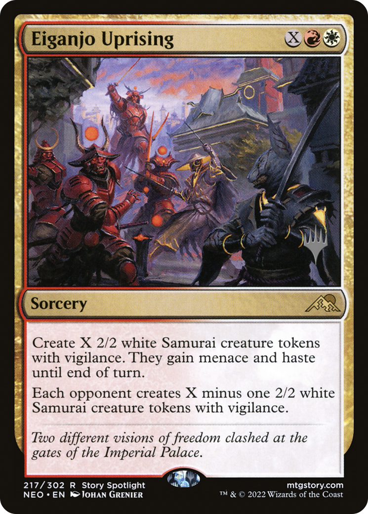 Eiganjo Uprising (Promo Pack) [Kamigawa: Neon Dynasty Promos] - The Mythic Store | 24h Order Processing