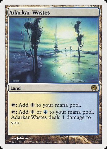 Adarkar Wastes [Ninth Edition] - The Mythic Store | 24h Order Processing