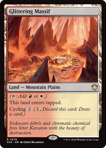 Glittering Massif [Secrets of Strixhaven Commander] - The Mythic Store | 24h Order Processing