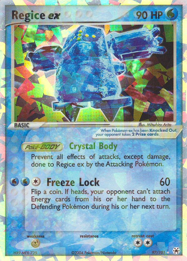 Regice ex (97/101) [EX: Hidden Legends] - The Mythic Store | 24h Order Processing