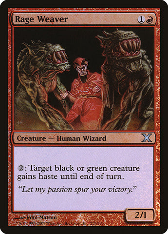 Rage Weaver (Premium Foil) [Tenth Edition] - The Mythic Store | 24h Order Processing