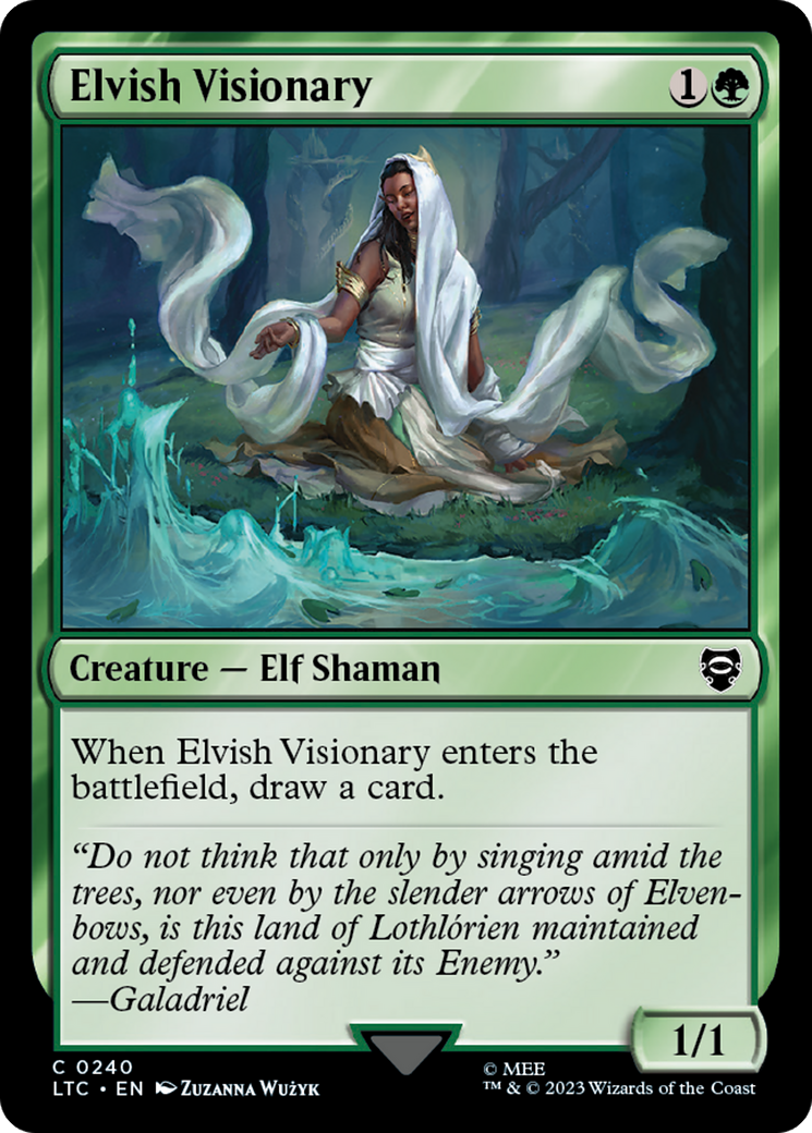 Elvish Visionary [The Lord of the Rings: Tales of Middle-Earth Commander] - The Mythic Store | 24h Order Processing