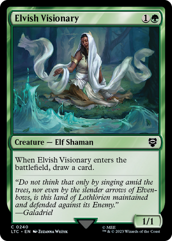 Elvish Visionary [The Lord of the Rings: Tales of Middle-Earth Commander] - The Mythic Store | 24h Order Processing