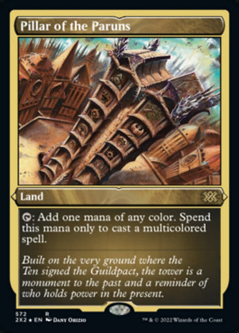 Pillar of the Paruns (Foil Etched) [Double Masters 2022] - The Mythic Store | 24h Order Processing