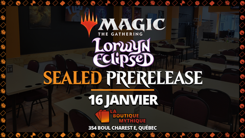 MTG Lorwyn: Eclipsed Sealed Prerelease Soir (16 Janvier) Ticket - The Mythic Store | 24h Order Processing