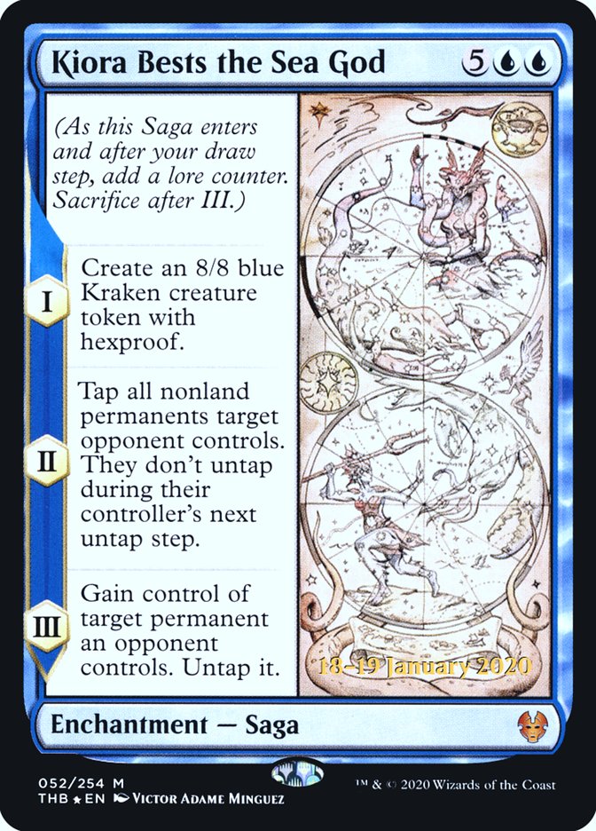 Kiora Bests the Sea God [Theros Beyond Death Prerelease Promos] - The Mythic Store | 24h Order Processing