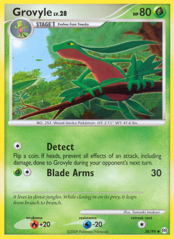 Grovyle (38/99) [Platinum: Arceus] - The Mythic Store | 24h Order Processing