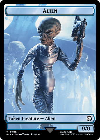 Alien // Clue Double-Sided Token [Fallout Tokens] - The Mythic Store | 24h Order Processing