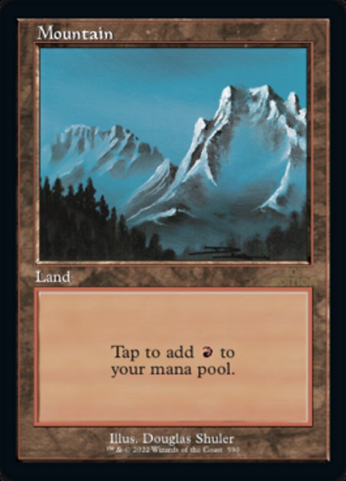 Mountain (Retro) (590) [30th Anniversary Edition] - The Mythic Store | 24h Order Processing