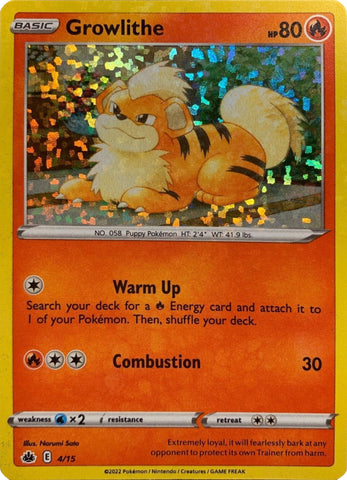 Growlithe (4/15) [McDonald's Promos: Match Battle] - The Mythic Store | 24h Order Processing
