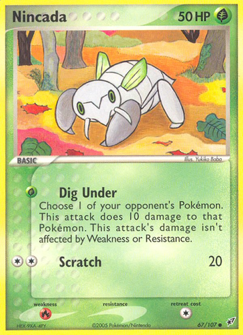 Nincada (67/107) [EX: Deoxys] - The Mythic Store | 24h Order Processing