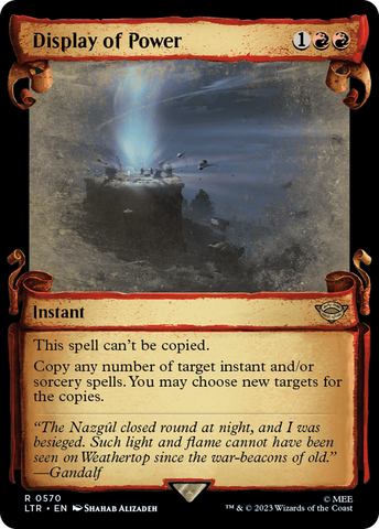 Display of Power [The Lord of the Rings: Tales of Middle-Earth Showcase Scrolls] - The Mythic Store | 24h Order Processing