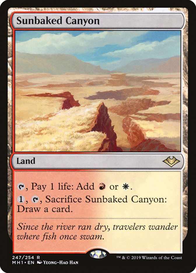 Sunbaked Canyon [Modern Horizons] - The Mythic Store | 24h Order Processing