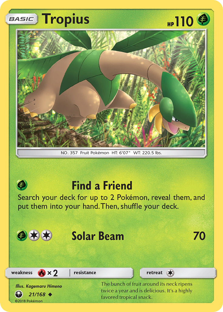 Tropius (21/168) [Sun & Moon: Celestial Storm] - The Mythic Store | 24h Order Processing