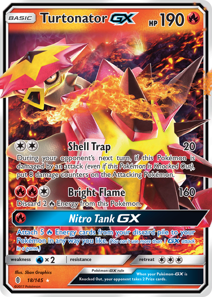 Turtonator GX (18/145) [Sun & Moon: Guardians Rising] - The Mythic Store | 24h Order Processing
