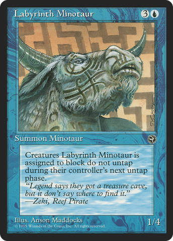 Labyrinth Minotaur (Onatah Flavor Text) [Homelands] - The Mythic Store | 24h Order Processing