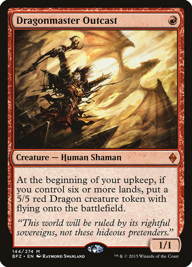 Dragonmaster Outcast [Battle for Zendikar] - The Mythic Store | 24h Order Processing