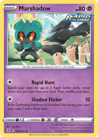 Marshadow (080/203) [Sword & Shield: Evolving Skies] - The Mythic Store | 24h Order Processing