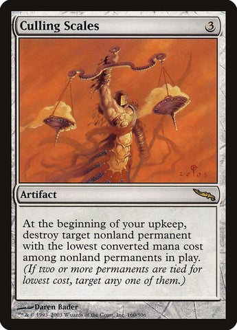 Culling Scales [Mirrodin] - The Mythic Store | 24h Order Processing
