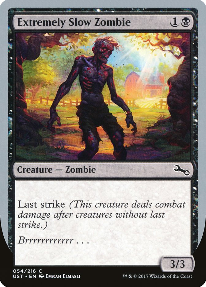 Extremely Slow Zombie ("Brrrrrrrrrrrr...") [Unstable] - The Mythic Store | 24h Order Processing