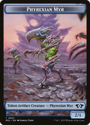 Phyrexian Myr // Dinosaur Double-Sided Token [March of the Machine Tokens] - The Mythic Store | 24h Order Processing