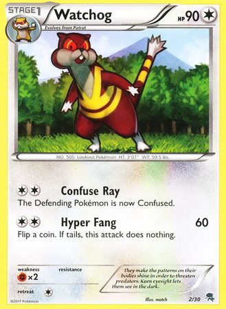 Watchog (2/30) [Black & White: Trainer Kit - Zoroark] - The Mythic Store | 24h Order Processing