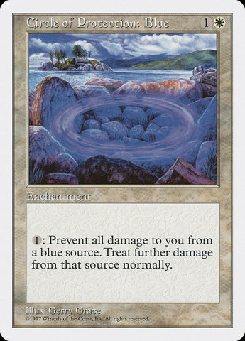Circle of Protection: Blue [Fifth Edition] - The Mythic Store | 24h Order Processing