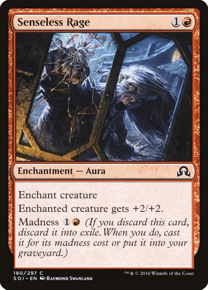 Senseless Rage [Shadows over Innistrad] - The Mythic Store | 24h Order Processing