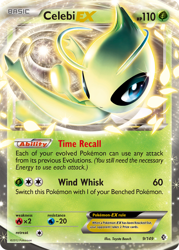 Celebi EX (9/149) [Black & White: Boundaries Crossed] - The Mythic Store | 24h Order Processing