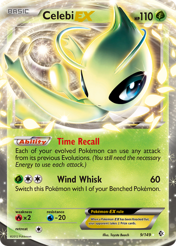 Celebi EX (9/149) [Black & White: Boundaries Crossed] - The Mythic Store | 24h Order Processing