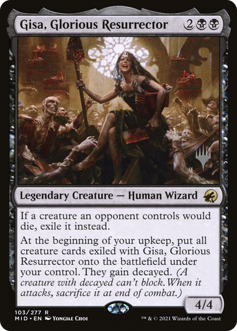 Gisa, Glorious Resurrector (Promo Pack) [Innistrad: Midnight Hunt Promos] - The Mythic Store | 24h Order Processing