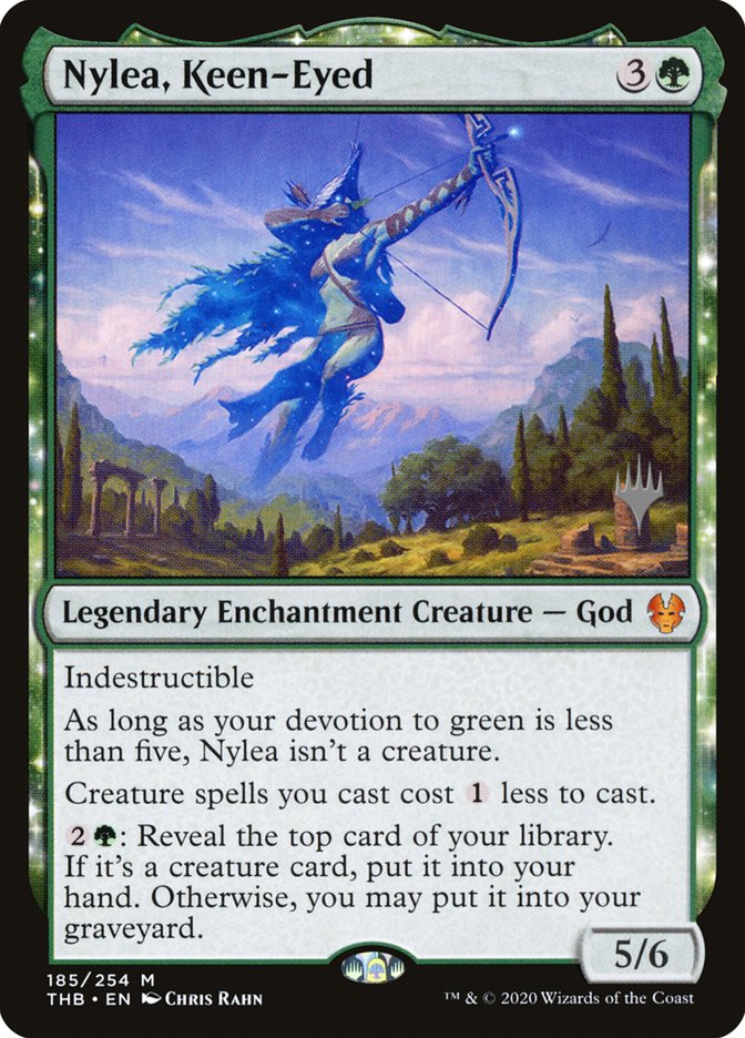 Nylea, Keen-Eyed (Promo Pack) [Theros Beyond Death Promos] - The Mythic Store | 24h Order Processing