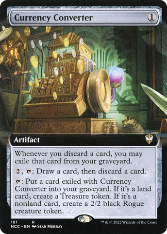 Currency Converter (Extended Art) [Streets of New Capenna Commander] - The Mythic Store | 24h Order Processing