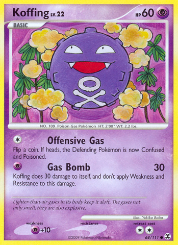Koffing (68/111) [Platinum: Rising Rivals] - The Mythic Store | 24h Order Processing