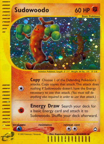 Sudowoodo (H24/H32) [Aquapolis] - The Mythic Store | 24h Order Processing