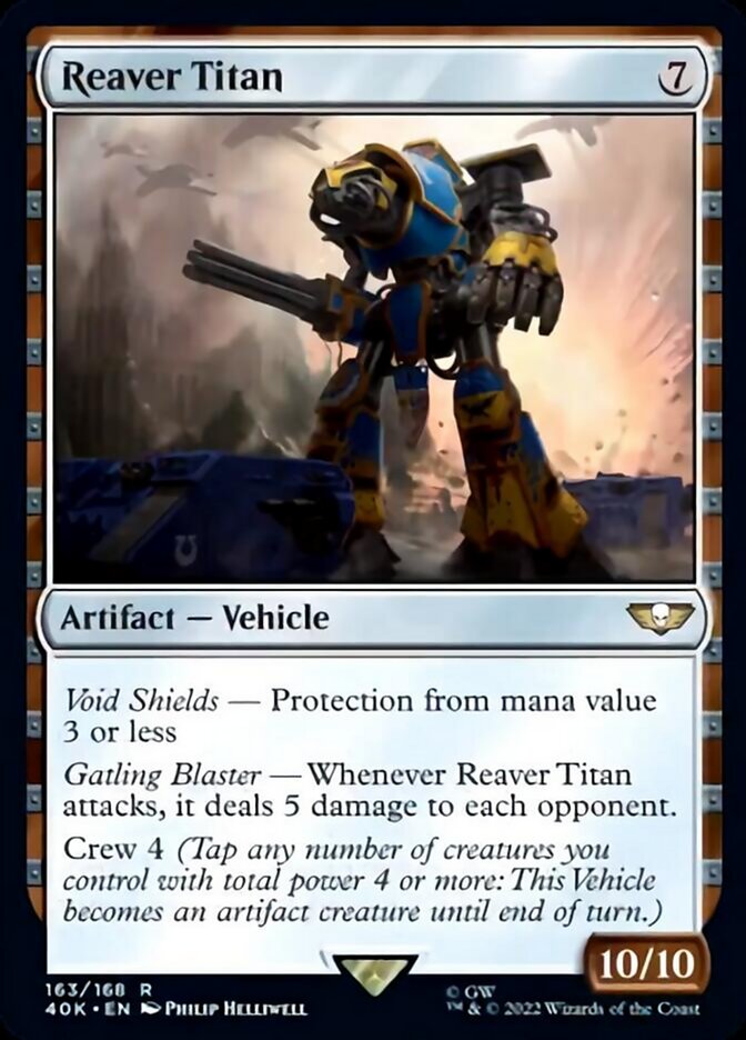 Reaver Titan (Surge Foil) [Warhammer 40,000] - The Mythic Store | 24h Order Processing
