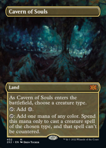 Cavern of Souls (Borderless Alternate Art) [Double Masters 2022] - The Mythic Store | 24h Order Processing