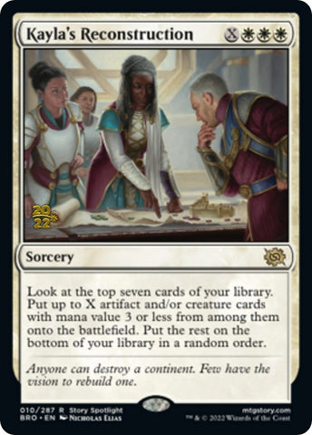 Kayla's Reconstruction [The Brothers' War Prerelease Promos] - The Mythic Store | 24h Order Processing