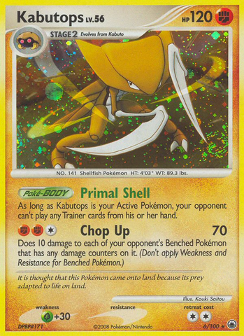 Kabutops (6/100) [Diamond & Pearl: Majestic Dawn] - The Mythic Store | 24h Order Processing