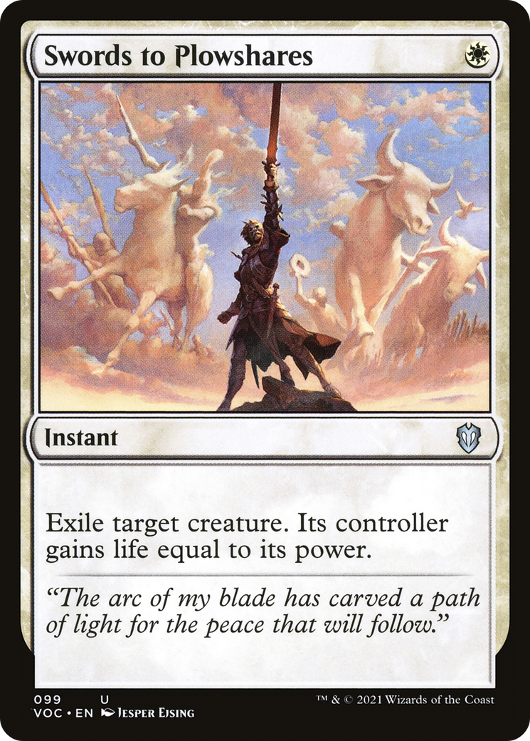 Swords to Plowshares [Innistrad: Crimson Vow Commander] - The Mythic Store | 24h Order Processing
