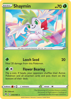 Shaymin (015/185) [Sword & Shield: Vivid Voltage] - The Mythic Store | 24h Order Processing