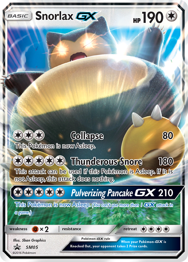 Snorlax GX (SM05) [Sun & Moon: Black Star Promos] - The Mythic Store | 24h Order Processing