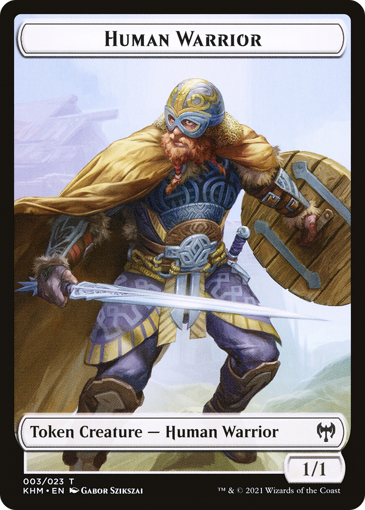 Human Warrior Token [Kaldheim Tokens] - The Mythic Store | 24h Order Processing