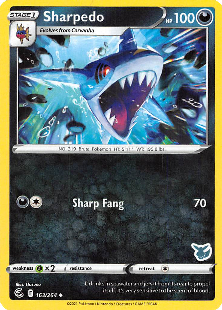 Sharpedo (163/264) (Eevee Deck) [Battle Academy 2022] - The Mythic Store | 24h Order Processing