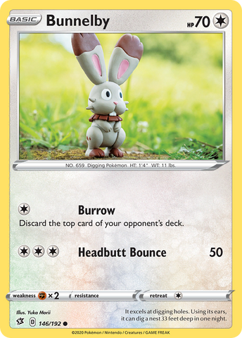 Bunnelby (146/192) [Sword & Shield: Rebel Clash] - The Mythic Store | 24h Order Processing