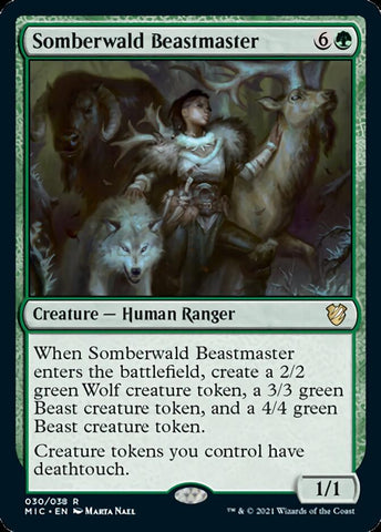 Somberwald Beastmaster [Innistrad: Midnight Hunt Commander] - The Mythic Store | 24h Order Processing