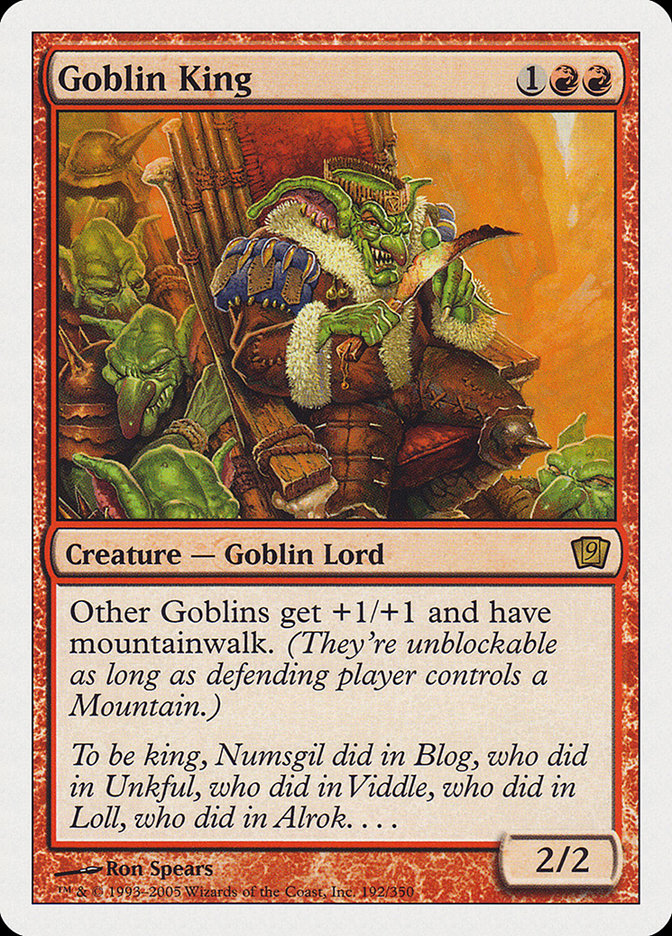 Goblin King [Ninth Edition] - The Mythic Store | 24h Order Processing